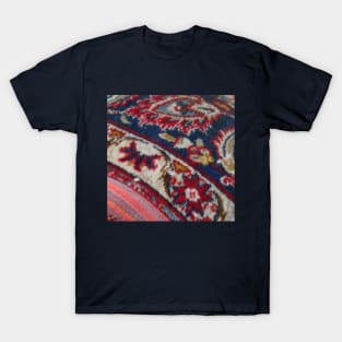 colorful flower pattern, floral designs, minimal art, abstract art, floral pattern, antique rug photo , For custom orders please DM me. T-Shirt